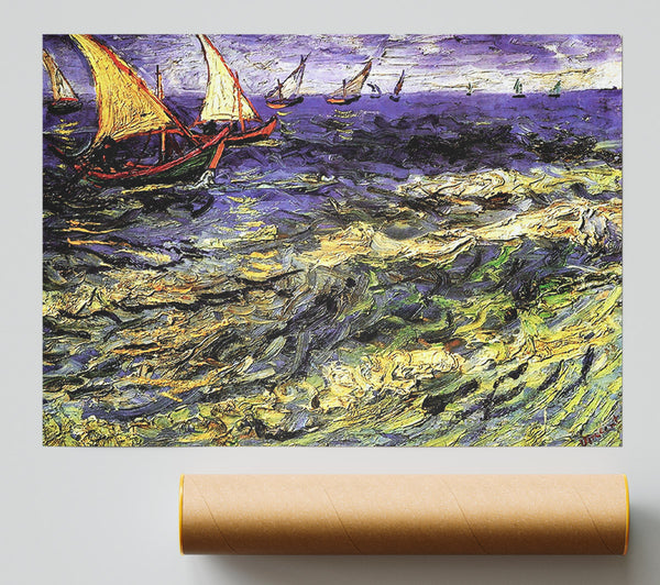 Van Gogh Seascape At Saintes-Maries