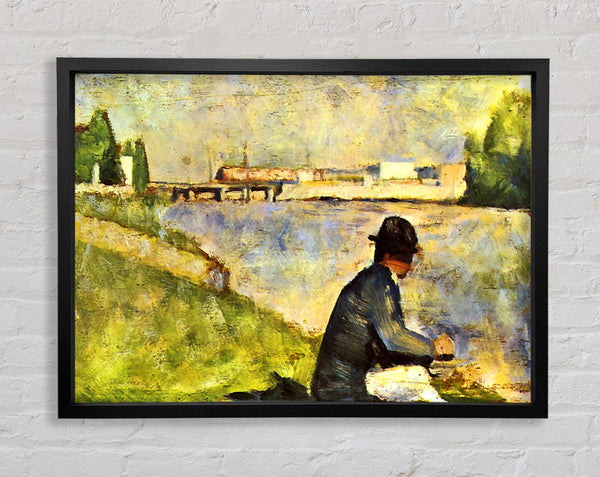 Seurat Seated Man