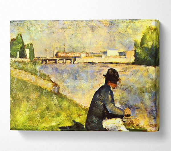 Seurat Seated Man