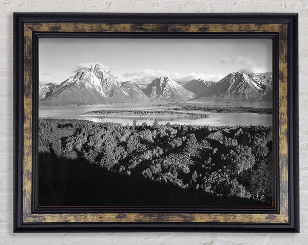 Ansel Adams Signal Hill In Grand Teton Wyoming