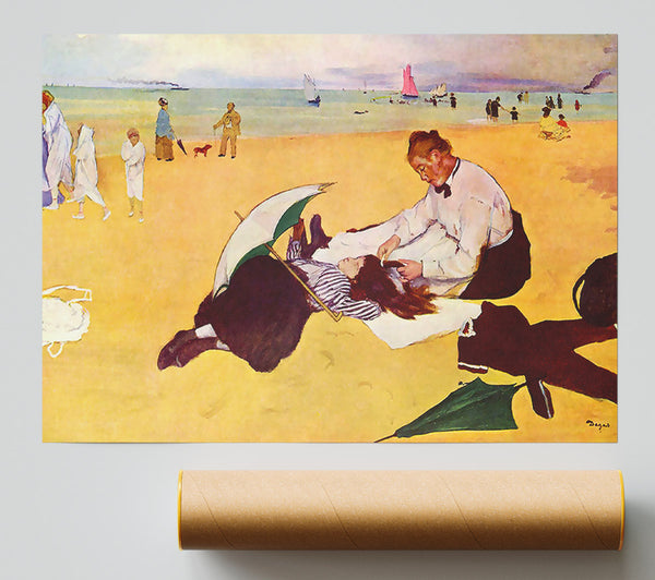 Degas Small Girls On The Beach