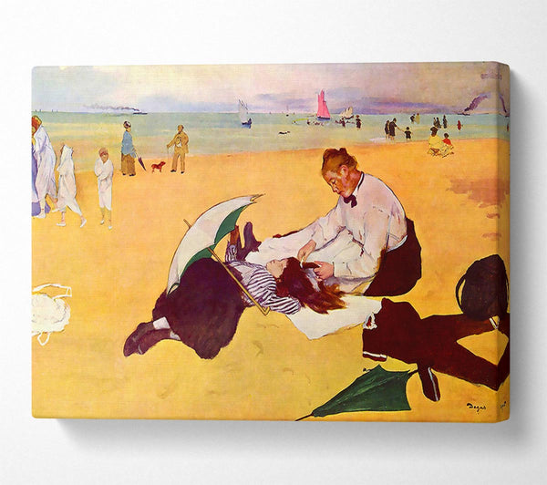 Degas Small Girls On The Beach