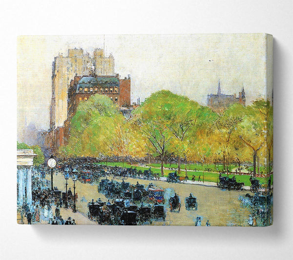 Hassam Spring Morning In The Heart Of The City