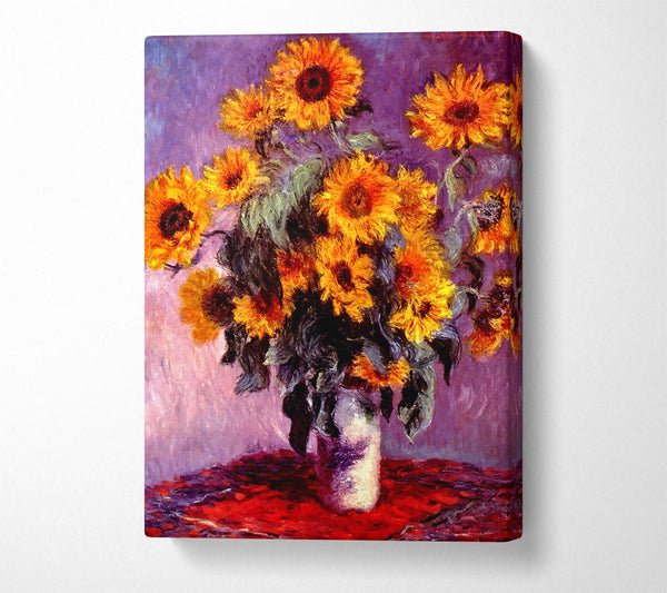 Monet Still Life Sunflowers