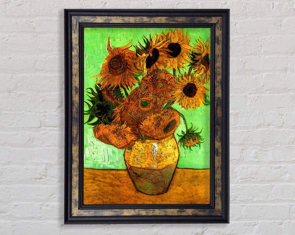 Van Gogh Still Life Vase With Twelve Sunflowers 2