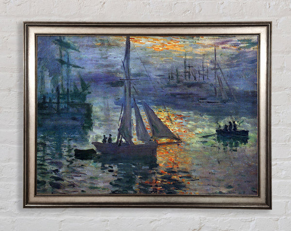 Monet Sunrise At Sea 1