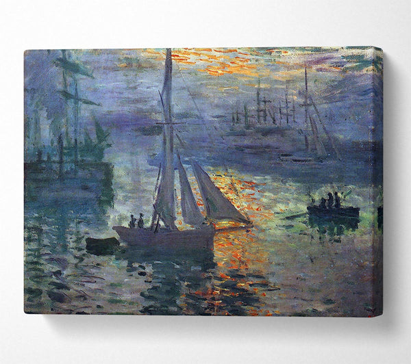 Monet Sunrise At Sea 1