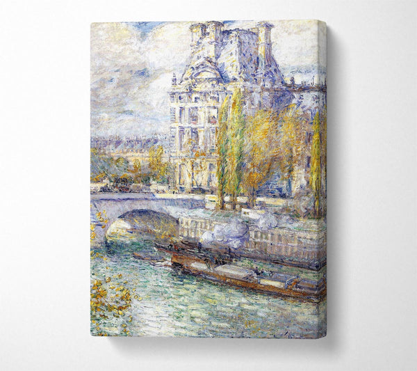 Hassam The Louvre On Pont Royal