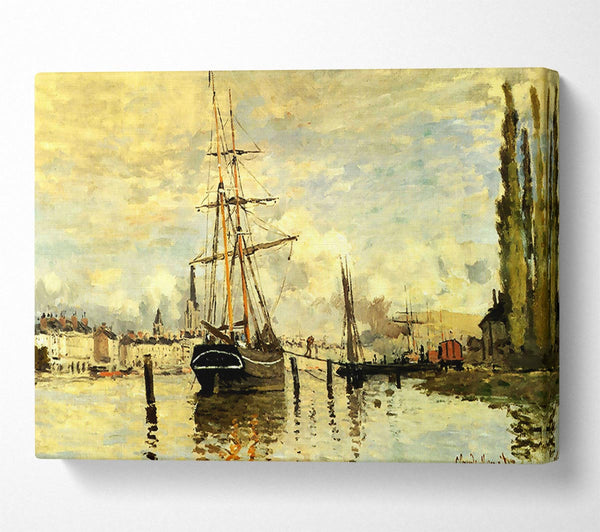 Monet The Seine At Rouen 1872