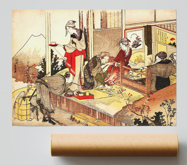 Hokusai The Studio Of Netsuke