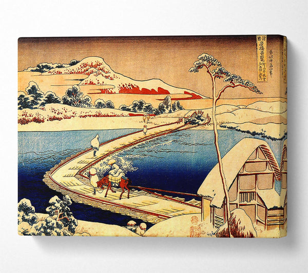 Hokusai The Swimming Bridge Of Sano