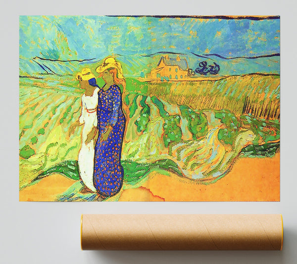 Van Gogh Two Women Crossing The Fields