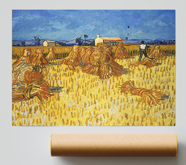 Van Gogh Corn Harvest In Provence