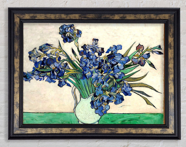 Van Gogh Irises In A Vase