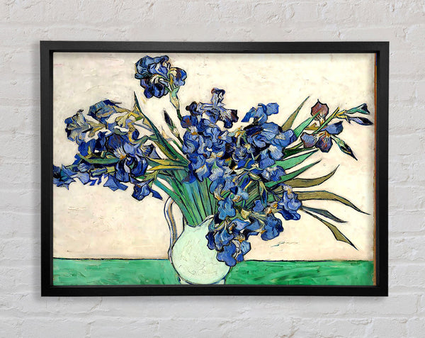 Van Gogh Irises In A Vase