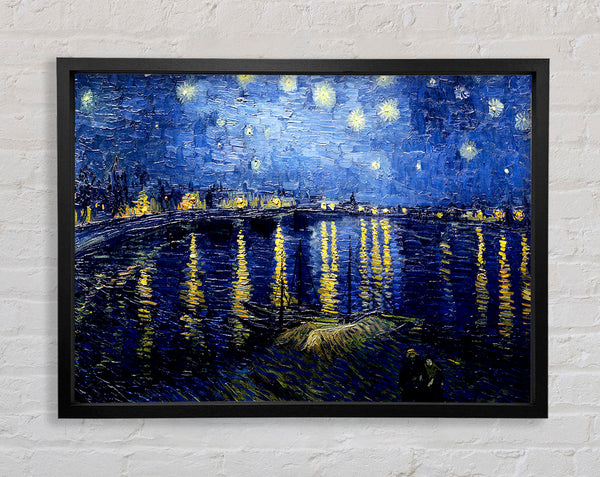 Van Gogh Sternennacht über der Rhone Blau