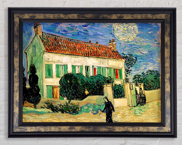 Van Gogh White House At Night