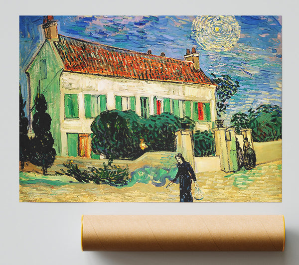 Van Gogh White House At Night