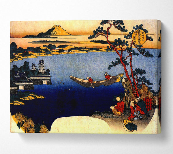 Hokusai View Of Lake Suwa