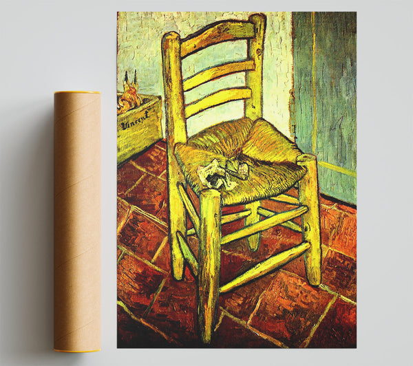 Vincent Van Gogh Vincents Chair With Pipe