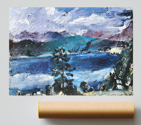 Lovis Corinth Walchensee With Larch