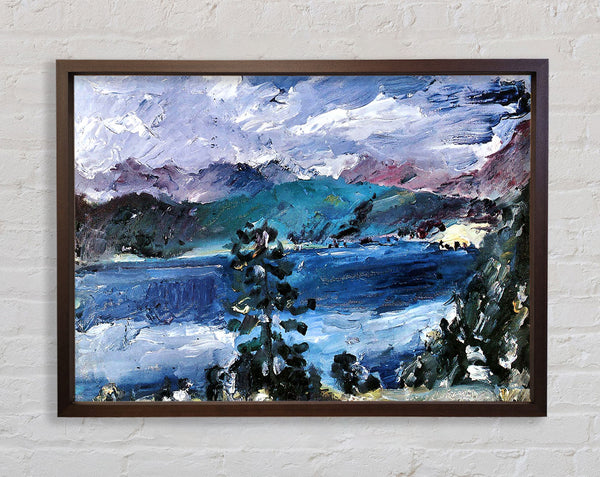 Lovis Corinth Walchensee With Larch