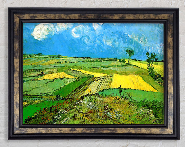 Van Gogh Wheat Fields At Auvers Under Clouded Sky