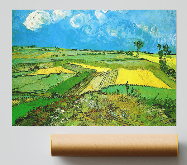 Van Gogh Wheat Fields At Auvers Under Clouded Sky