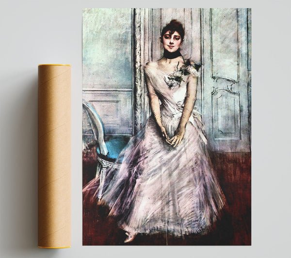 Giovanni Boldini White Pastel Picture