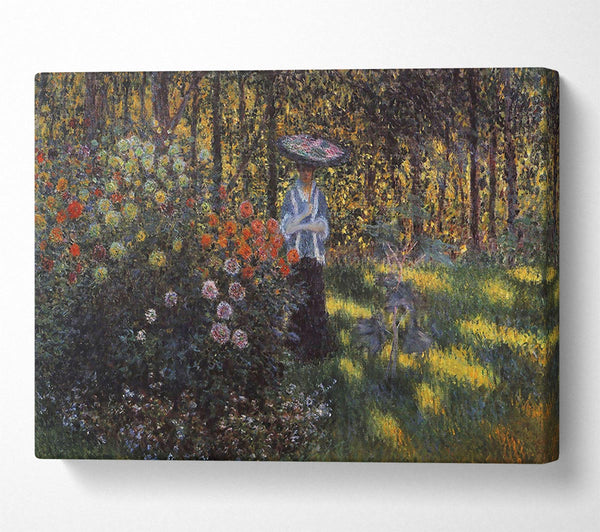 Monet Woman With A Parasol In The Garden Of Argenteuil