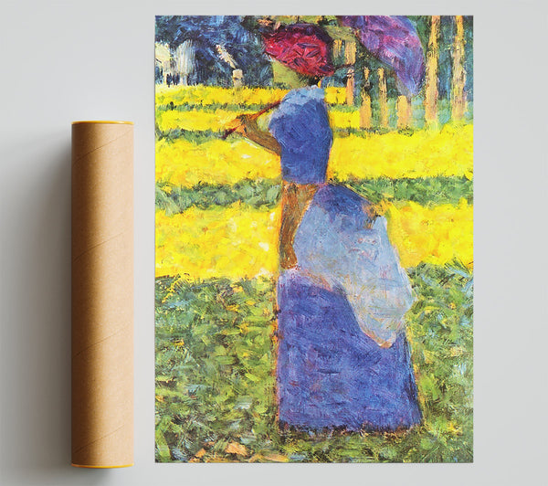 Seurat Woman With Parasol