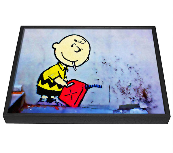 A picture of a Bad Boy Charlie framed canvas print sold by Wallart-Direct.co.uk