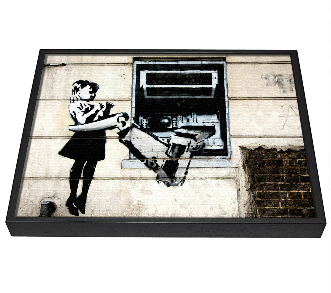 A picture of a Bank Control framed canvas print sold by Wallart-Direct.co.uk