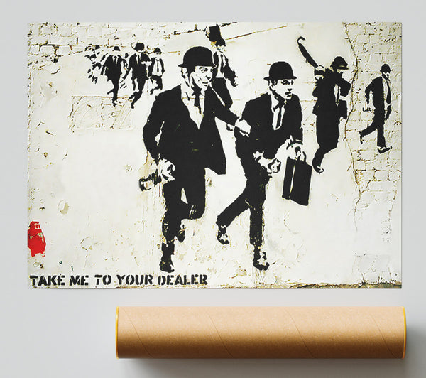 Banksy Bankers On The Run