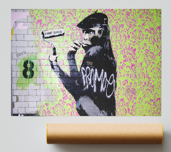 Banksy Chimp Artist