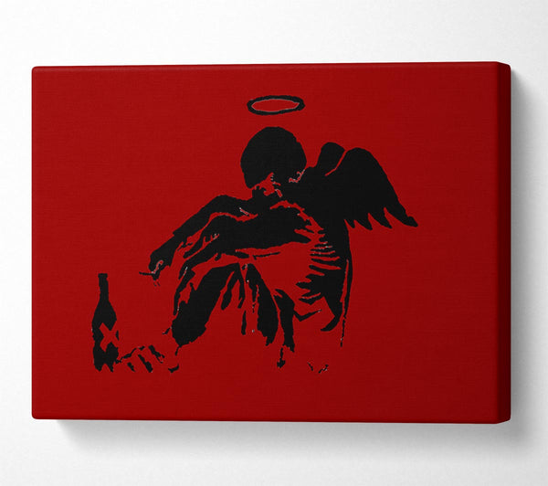 Banksy Fallen Angel Red