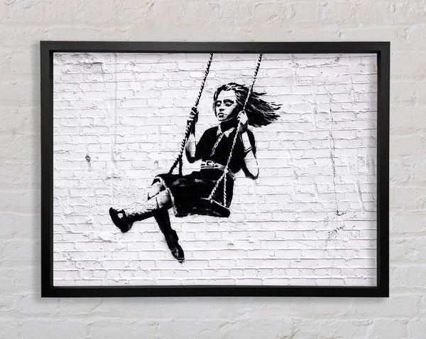 Banksy Girl On Swing