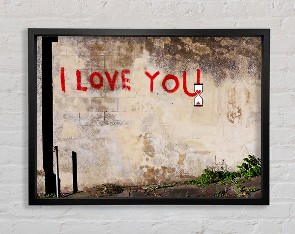 Banksy I Love You Timer