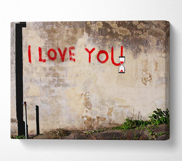 Banksy I Love You Timer