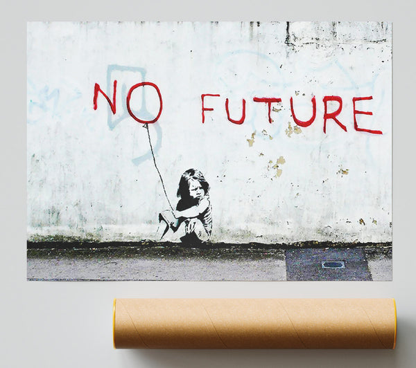 Banksy No Future Balloon