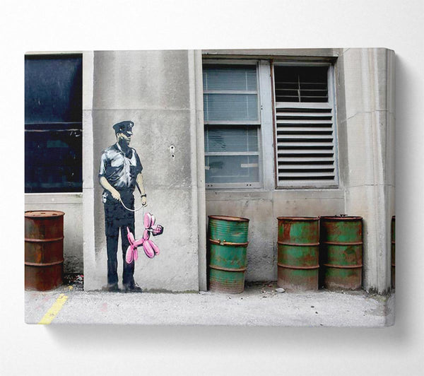 Banksy Pink Poodle Copper