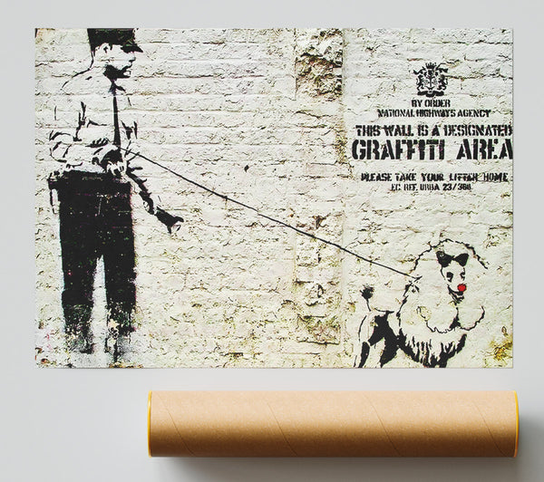 Banksy Poodle Copper