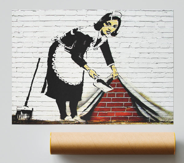 Banksy Sweep It Under The Carpet