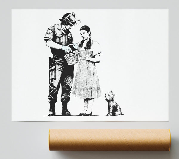 Banksy Wizard Of Oz Dorothy Lost