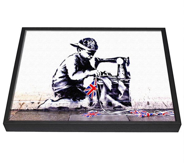 A picture of a British Empire framed canvas print sold by Wallart-Direct.co.uk