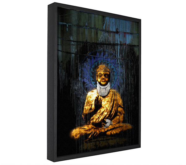 A picture of a Buddha framed canvas print sold by Wallart-Direct.co.uk