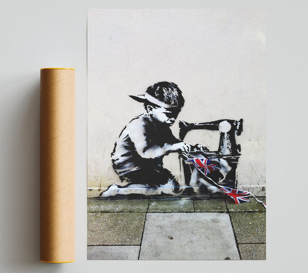 Banksy Child Bunting