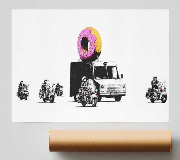 Banksy Donut Security