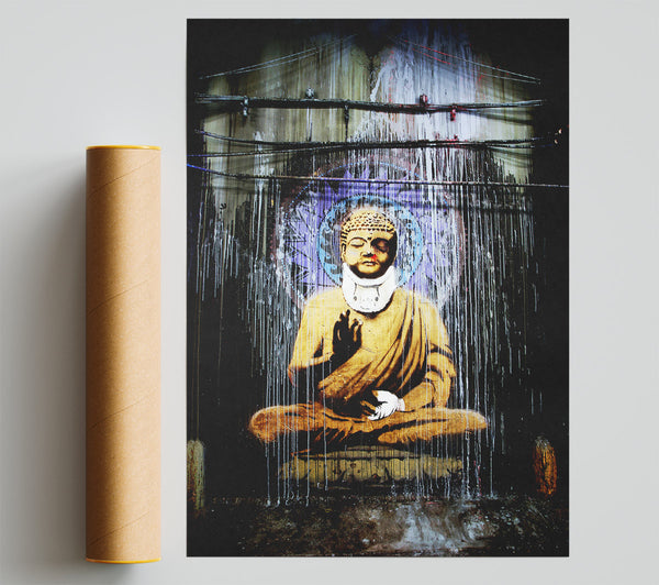 Banksy Injured Buddha