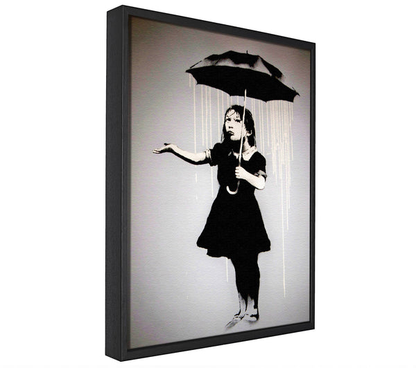 A picture of a Liquid Rain framed canvas print sold by Wallart-Direct.co.uk